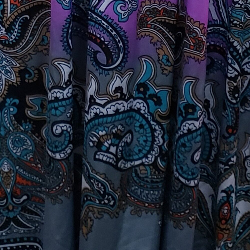 Magenta Multi Color Sun Dress - Picture 3 of 3